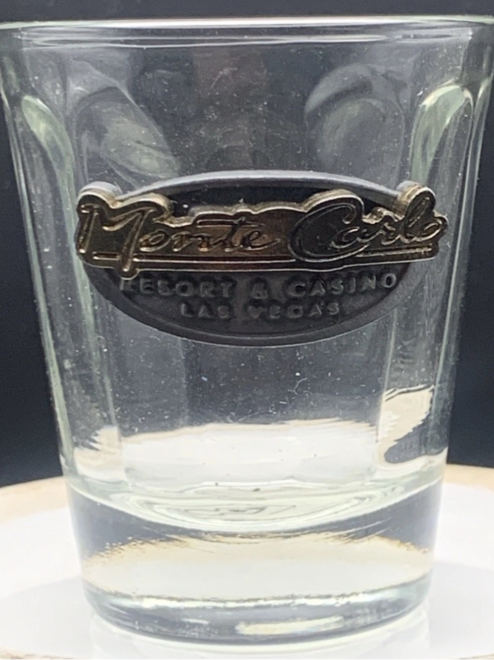 Pre Owned Monte Carlo Resort Casino Las Vegas Shot Glass Shotglass